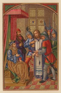Herodes se vysmívá Pánu (chromolit) od Austrian School