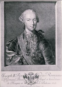 Portrét Josefa II. (1741-90), německého krále a císaře Svaté říše římské, 1763 od Austrian School