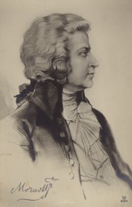 Portrét Wolfganga Amadea Mozarta od Austrian School