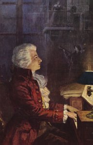 Portrét Wolfganga Amadea Mozarta od Austrian School
