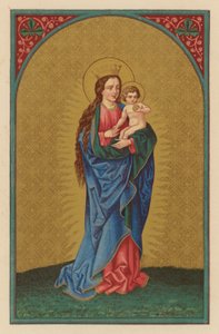 Královna nebes (chromolit) od Austrian School