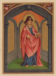 Svatý Jakub, apoštol (chromolit) od Austrian School