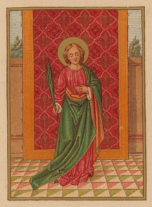 S Lucia (chromolitho) od Austrian School