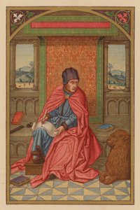 S Marcus Ev (chromolitho) od Austrian School