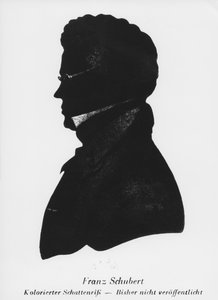Silueta Franze Petera Schuberta od Austrian School