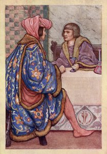 John Keats: Isabella, nebo, hrnec bazalky (barva lito) od Averil Mary Burleigh