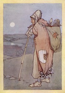 John Keats: Meg Merrilies (barevné lito)