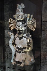 Kadidlo v podobě boha Tlaloca, Tlahuac, pozdní postklasické období, cca 1500 od Aztec