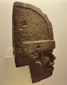 Votivní sekera používaná při hře peloty od Aztec