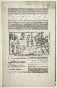 Dante a Virgil s vizí Beatrice, c. 1481-1485.