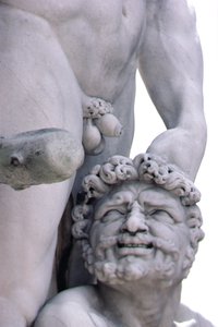 Detail ze sochy Herkula a Cacusa, 1534