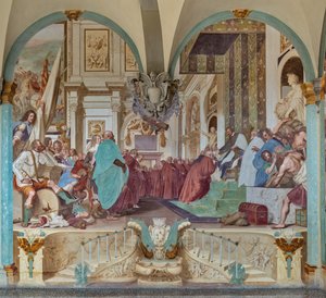 Cosimo I. a jeho syn Francesco s vládou