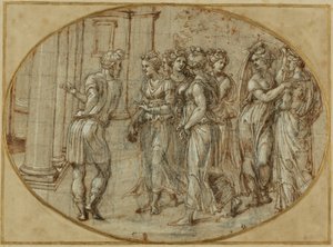 Odysseus a Lykomedovy dcery