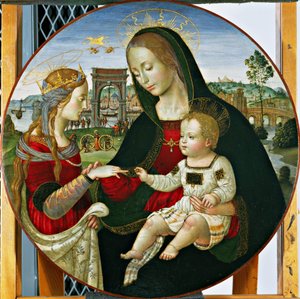 Mystická svatba svaté Kateřiny, 1502-03 (tempera a olej na panelu)