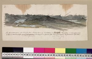 Vzpomínka na Horskou cestu v roce 1820 od Baltazar Mathias Keilhau