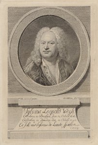 Portrét Sylvia Leopolda Weisse 1686-1750, 1750.