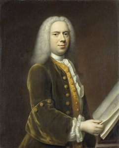 Portrét muže, pravděpodobně Cornelis Troost (1696-1750) od Balthasar Denner