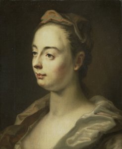 Portrét ženy od Balthasar Denner