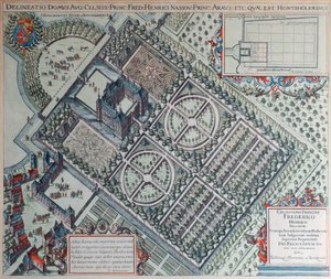 Hof te Honsholerdijk (17. století) od Balthasar Florisz. van Berckenrode