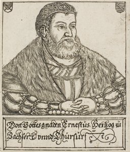 Ernest, od saských vévodů a kurfiřtů od Balthasar Jenichen