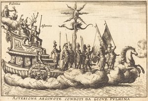Argonote Asterion vedený Jupiterem Fulminates