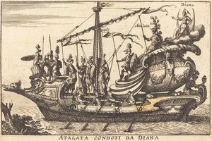Atalanta vedená Dianou