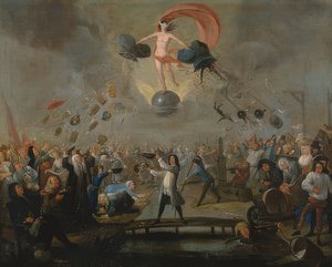 Alegorie osudu. Kolem roku 1730