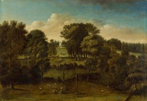 Studley Royal, Yorkshire (olej na plátně)