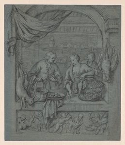 Prodejce ptáků od Balthasar van der Ast