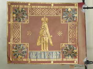 Prapor Leib-Guard Preobraženského pluku, 1883 od Banners and Standards Flags