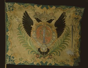 Vlajka Leib-Guard Preobraženského pluku, 1742