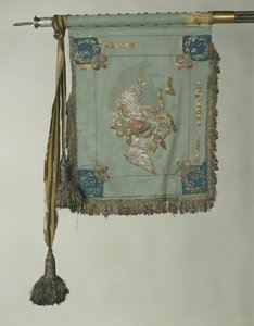 Standard svatého Jiří z kyrysového pluku plavčíků Jeho Veličenstva, c. 1830