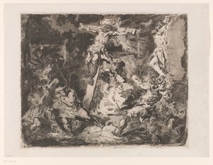 Kristus na kříži od Barbara Elisabeth van Houten (signed by artist)