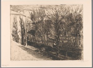 Pohled z mého studia (původní název na objektu) Panorama (název na objektu)