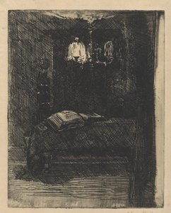 Stůl s otevřenou knihou