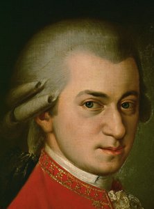 Wolfgang Amadeus Mozart ... (olej na plátně)