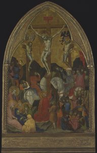 Ukřižování, cca 1375 (tempera a zlato na dřevě) od Barnaba da Modena
