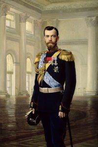 Portrét císaře Mikuláše II od Baron Ernest Friedrich von Liphart