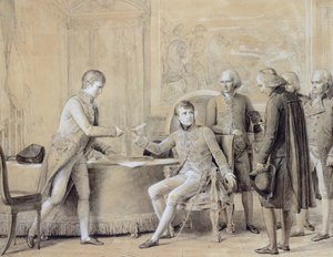 Podepsání konkordátu mezi Francií a Svatým stolcem, 15. července 1801 od Baron François Pascal Simon Gérard
