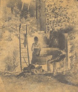 Prádelna, 40. léta 19. století.