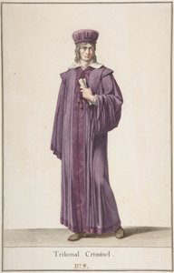 Soudce trestního soudu, c.1798-99 od Baron Pierre Narcisse Guerin