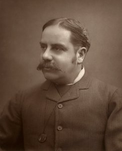 Alfred E Watson , britský divadelní kritik, 1886 od Barraud