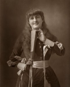 Britská herečka Alice Atherton ve filmu Oliver Grumble, 1886