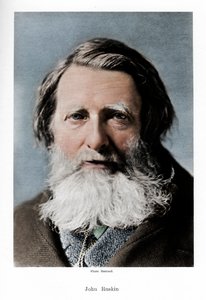 John Ruskin, anglický kritik, básník a umělec, c 1880s