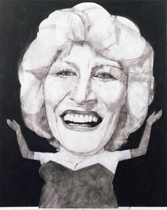 Portrét Faith Brown, 70. léta (kvaš na palubě)