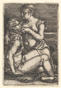 Cimon a Pero, polovina 17. století. od Barthel Beham
