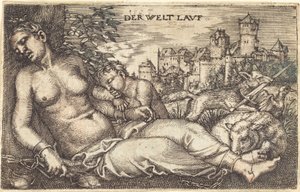 "Der Welt Lavf" (Spící spravedlnost) od Barthel Beham