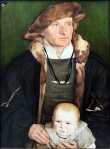Portrét Hanse Urmillera a jeho syna od Barthel Beham