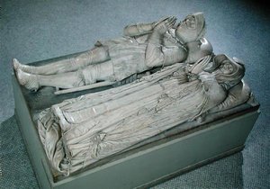 Podobizna Anny de Montmorency (1493-1567) Konstábl a maršál Francie a Madeleine Savojská (1510-86) vévodkyně z Montmorency, kolem roku 1567 a kolem roku 1586 (mramor) (viz také 229955)