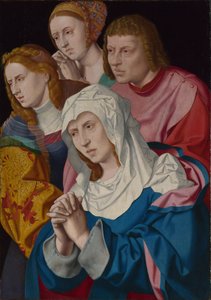 Panna, svatý Jan, svatá Marie Magdalena a svatá žena, kolem roku 1535